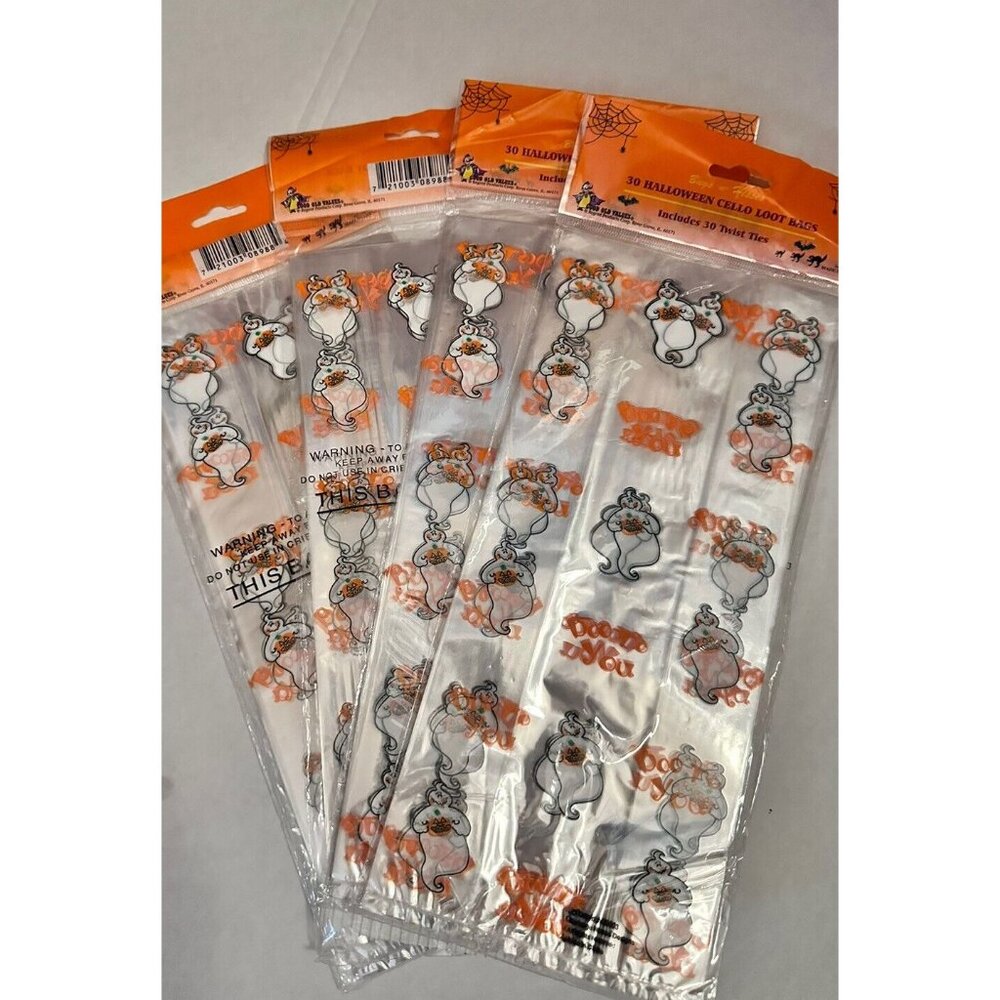 120 Halloween Ghosts Loot Cello Plastic Bags Regent (2003)